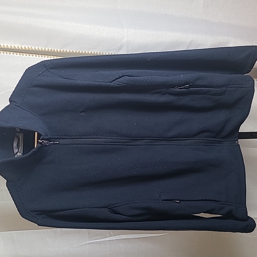 Free Country Brick Fleece  Zip Front Fleece Blue Size Med.  NEW